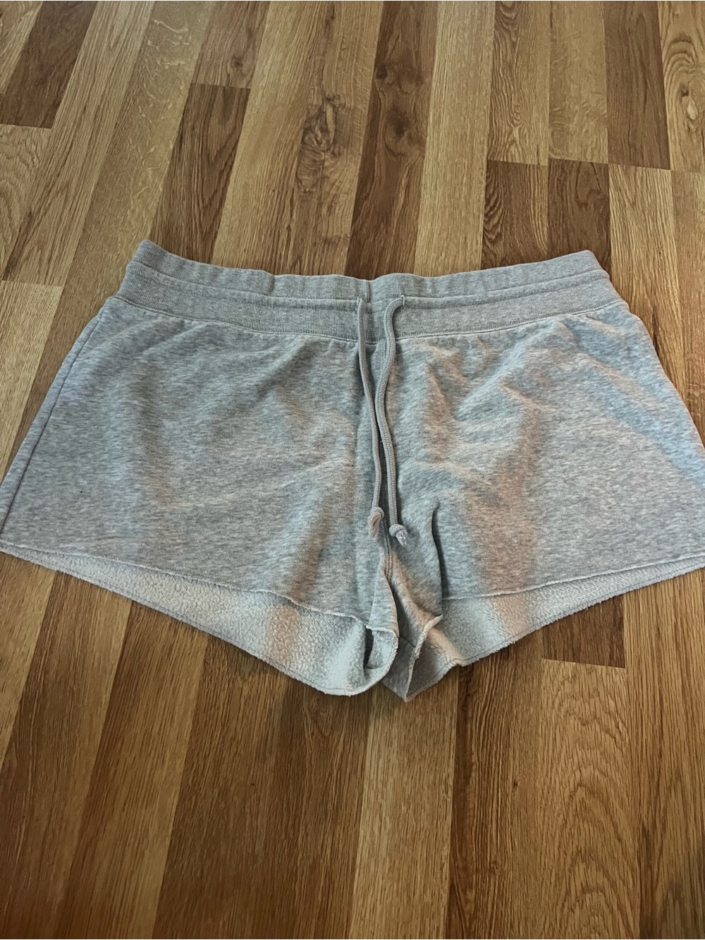Women's Cozy Drawstring Lounge Shorts - Grey